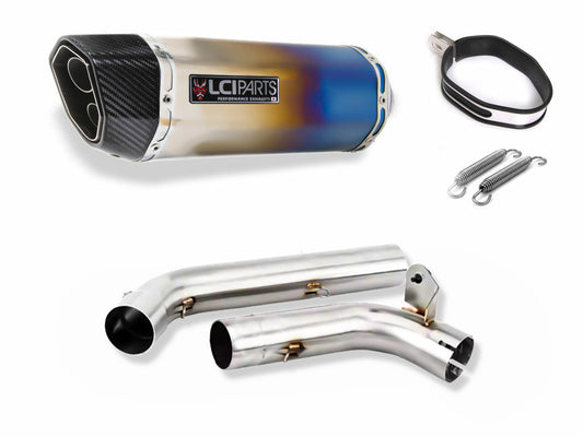 トライアンフ Tiger1050 | Tiger Sport | 2013-2020 LCIPARTS ツインエンド チタン スリップオンマフラー