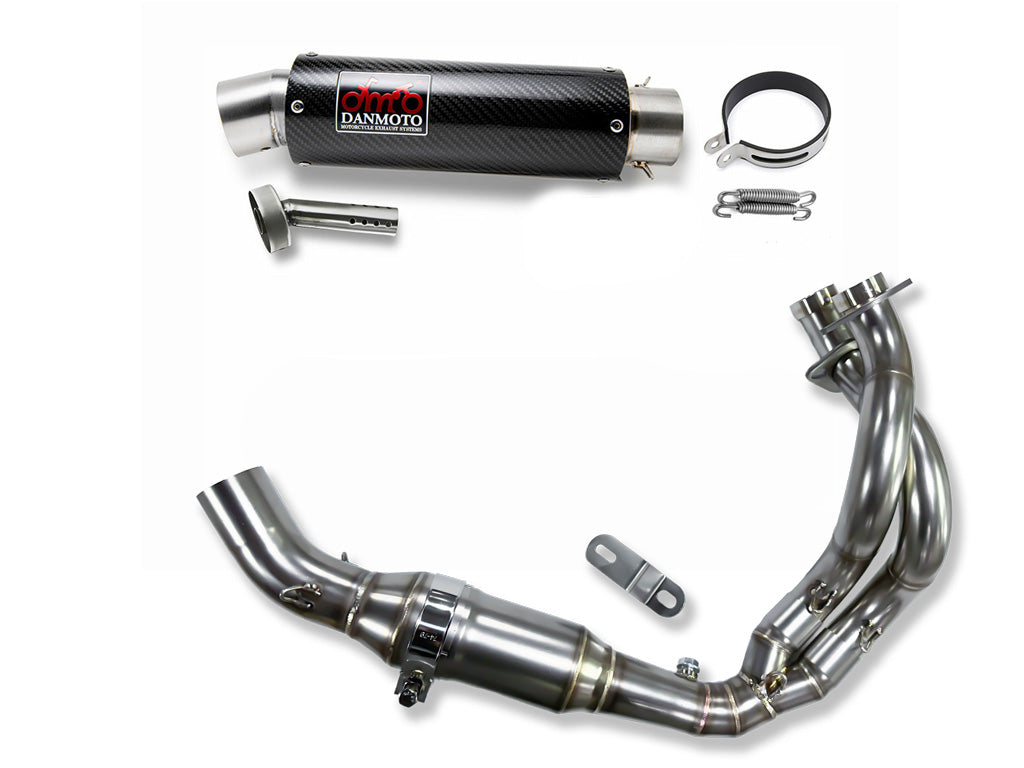 DANMOTO カーボン フルエキゾーストマフラーカワサキ Z650RS 2022-2023
