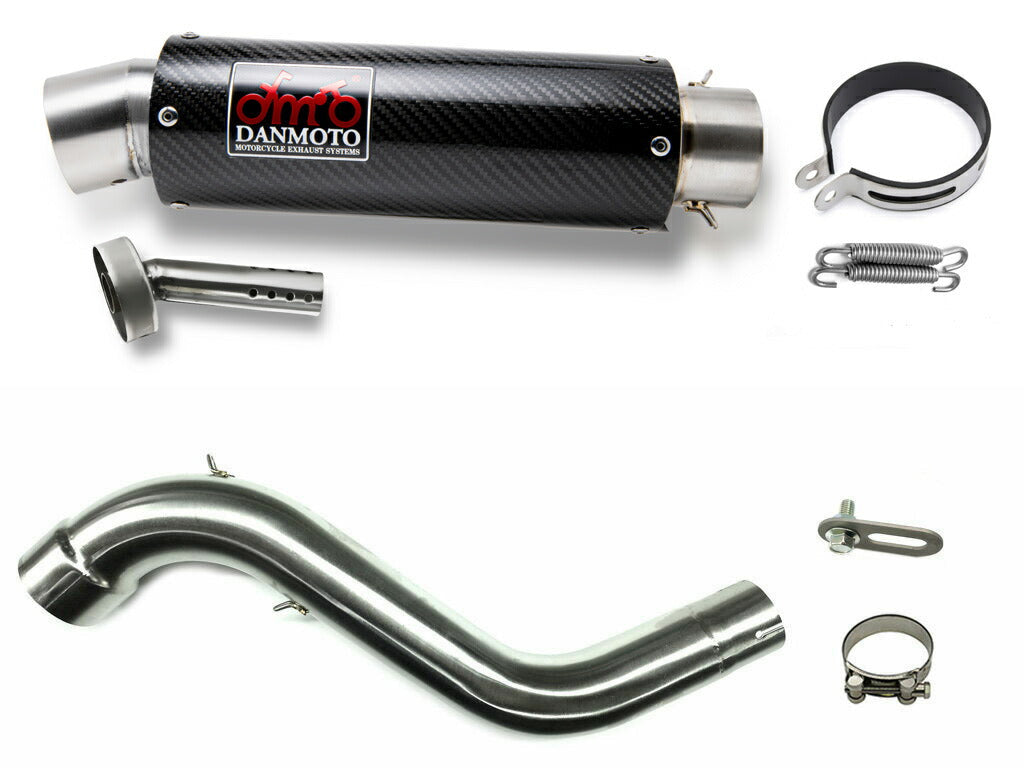 ホンダ VFR1200F VFR1200X 2010-2016 DANMOTO カーボン スリップオンマフラー