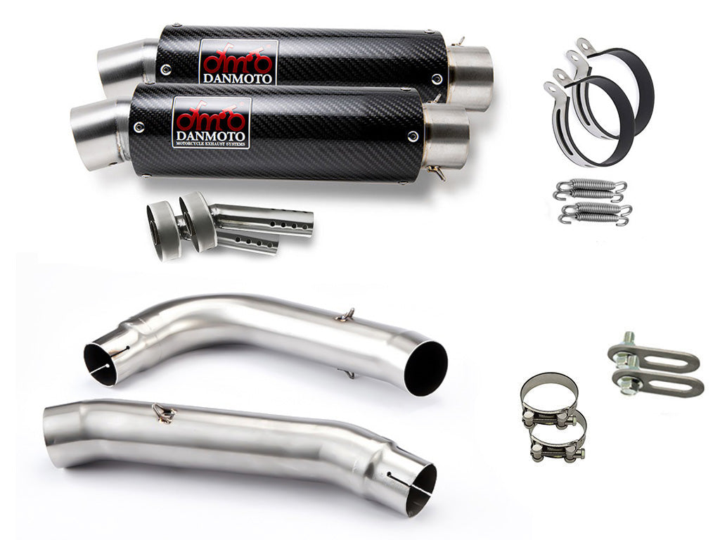 ホンダ VTR1000SP2 RVT1000R RC51 SP2 DANMOTO カーボン スリップオンマフラー