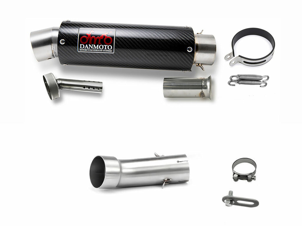カワサキ ER-4N/F 2006-2013 ER-6N/F 2006-2011 DANMOTO カーボン スリップオンマフラー