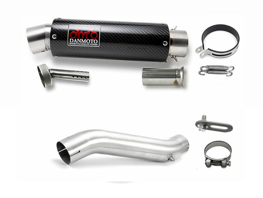 スズキ Vストローム250 V-STROM250 2017-2024 DANMOTO カーボン スリップオンマフラー