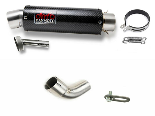 スズキ Vストローム1000 1050 V-STROM1000 1050 ABS 2014-2025 DANMOTO カーボン スリップオンマフラー