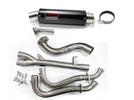 スズキ GSX-8S 2023-2025 GSX-8R 2024-2025 DANMOTO カーボン フルエキゾーストマフラー