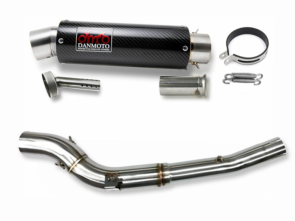 スズキ DR-Z400 | DR-Z400S | DR-Z400SM | 2000-2009 DANMOTO カーボン スリップオンマフラー
