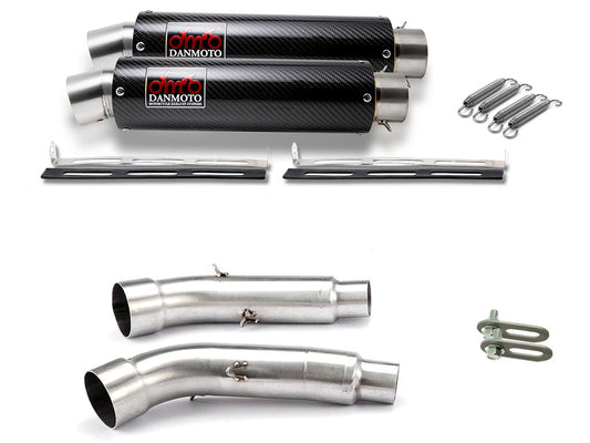 トライアンフ ストリートトリプル 2007-2012 DANMOTO カーボン スリップオンマフラー