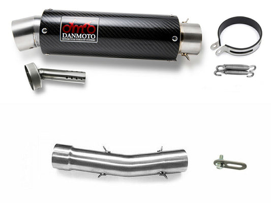トライアンフ ストリートトリプル675 ストリートトリプル85 ストリートトリプルR 2013-2018 DANMOTO カーボン スリップオンマフラー