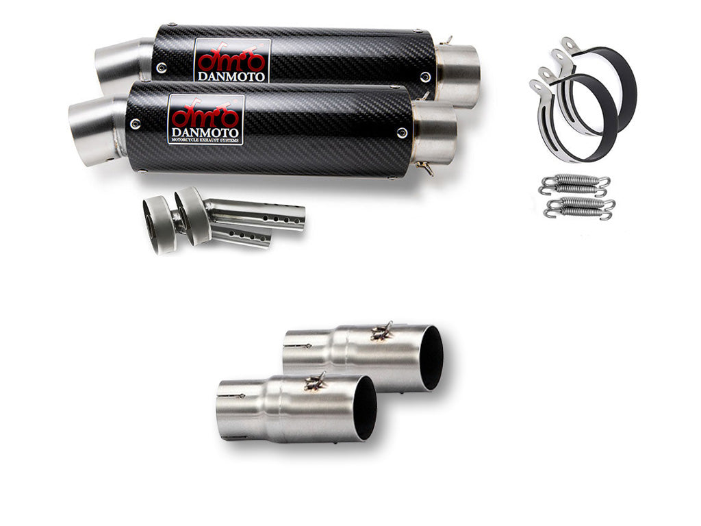 トライアンフ スピードトリプルRS / R 2016-2019 DANMOTO カーボン スリップオンマフラー