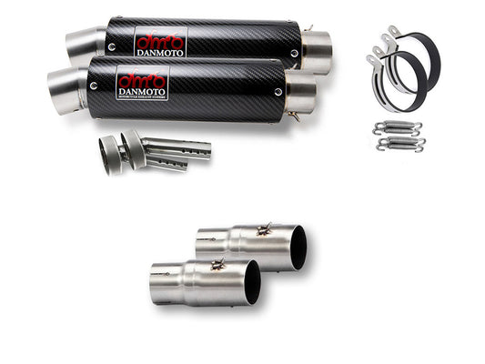 トライアンフ スピードトリプルRS / R  2016-2019 DANMOTO カーボン スリップオンマフラー