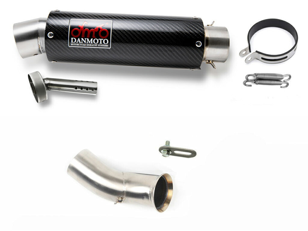 BMW K1300R K1300S 2009-2015 DANMOTO カーボン スリップオンマフラー