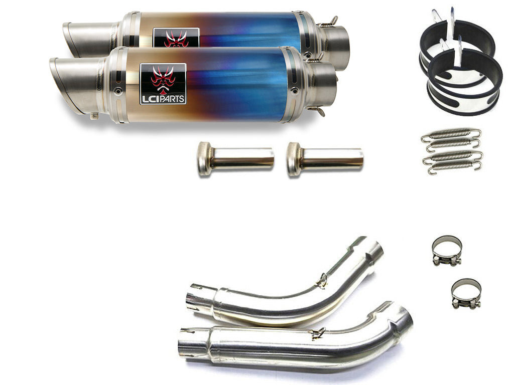 ホンダ VTR1000SP1 RVT1000R RC51 SP1 LCIショートチタンスリップオンマフラー
