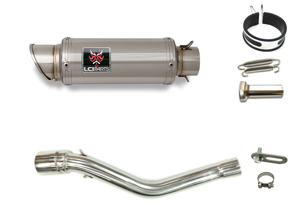 ホンダ CRF250L CRF250M 2017-2020 (MD44) LCIショートステンレススリップオンマフラー