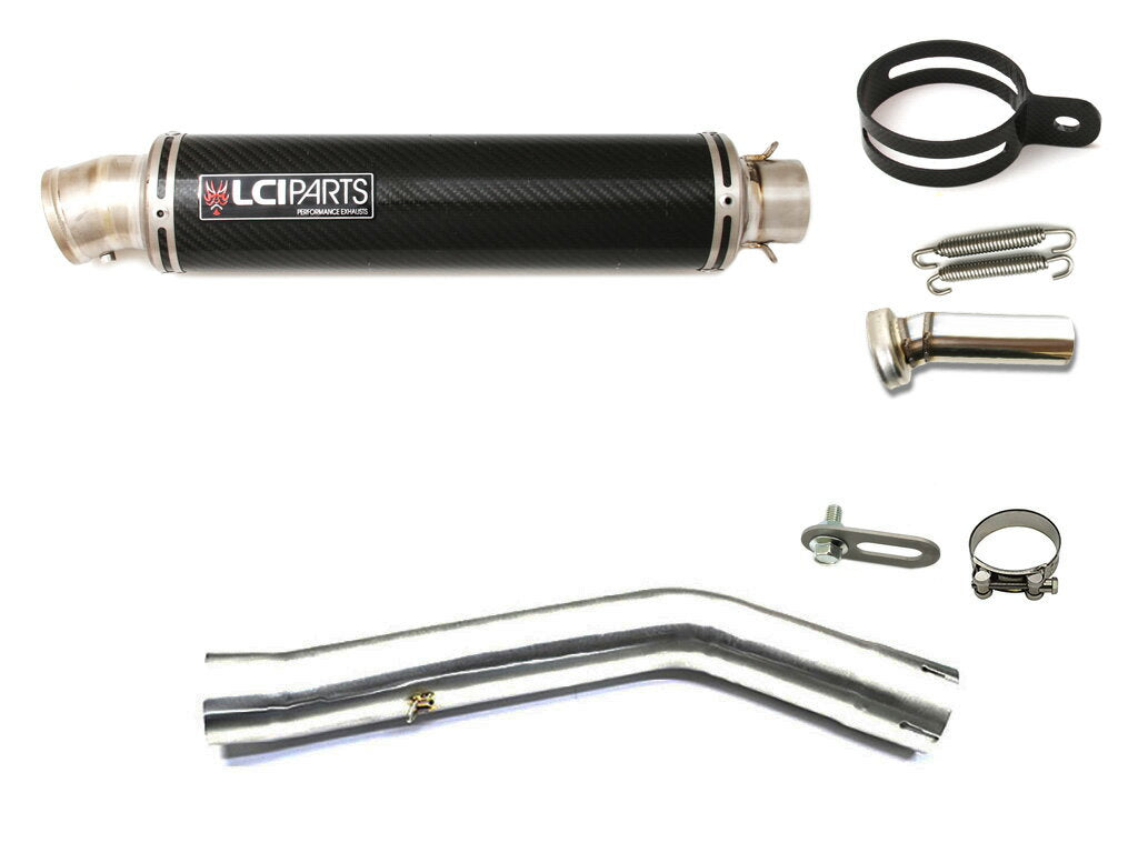 カワサキ Z750 2004-2006 LCIPARTS ラウンドチタンカーボンスリップオンマフラー