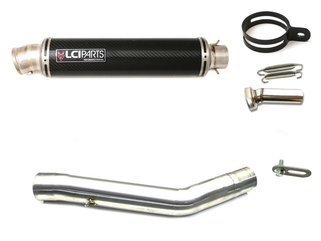 カワサキ Z800 2013-2016 LCIPARTS ラウンドチタンカーボンスリップオンマフラー