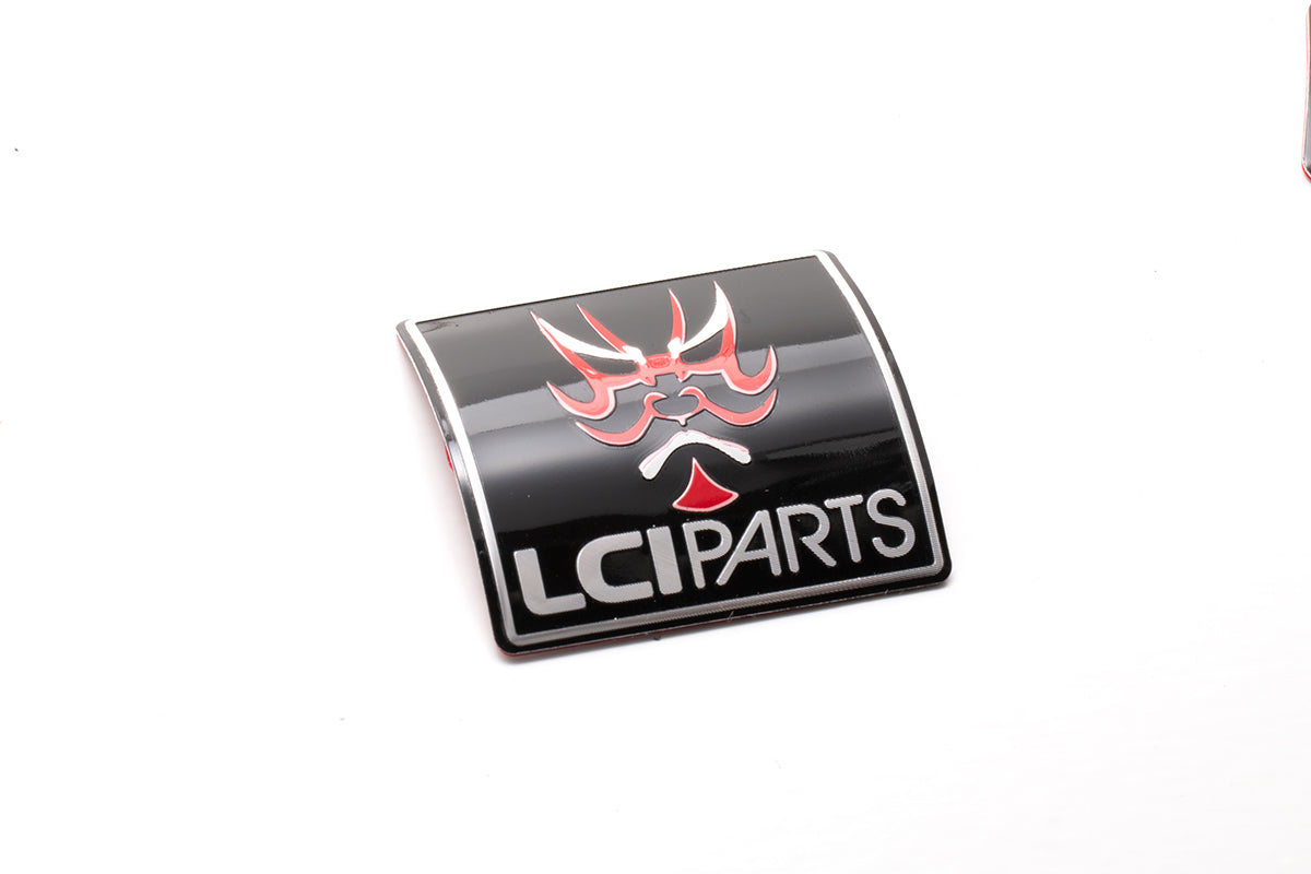 LCIPARTS アルミエンブレム 耐熱エンブレム (ショート用)