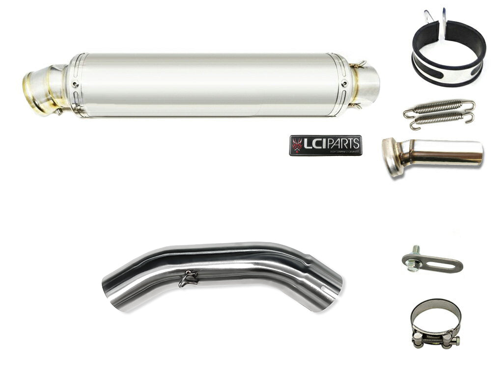 KTM DUKE125 DUKE200 DUKE250 DUKE390 2020-2023 LCIPARTS ラウンドステンレス スリップオン マフラー