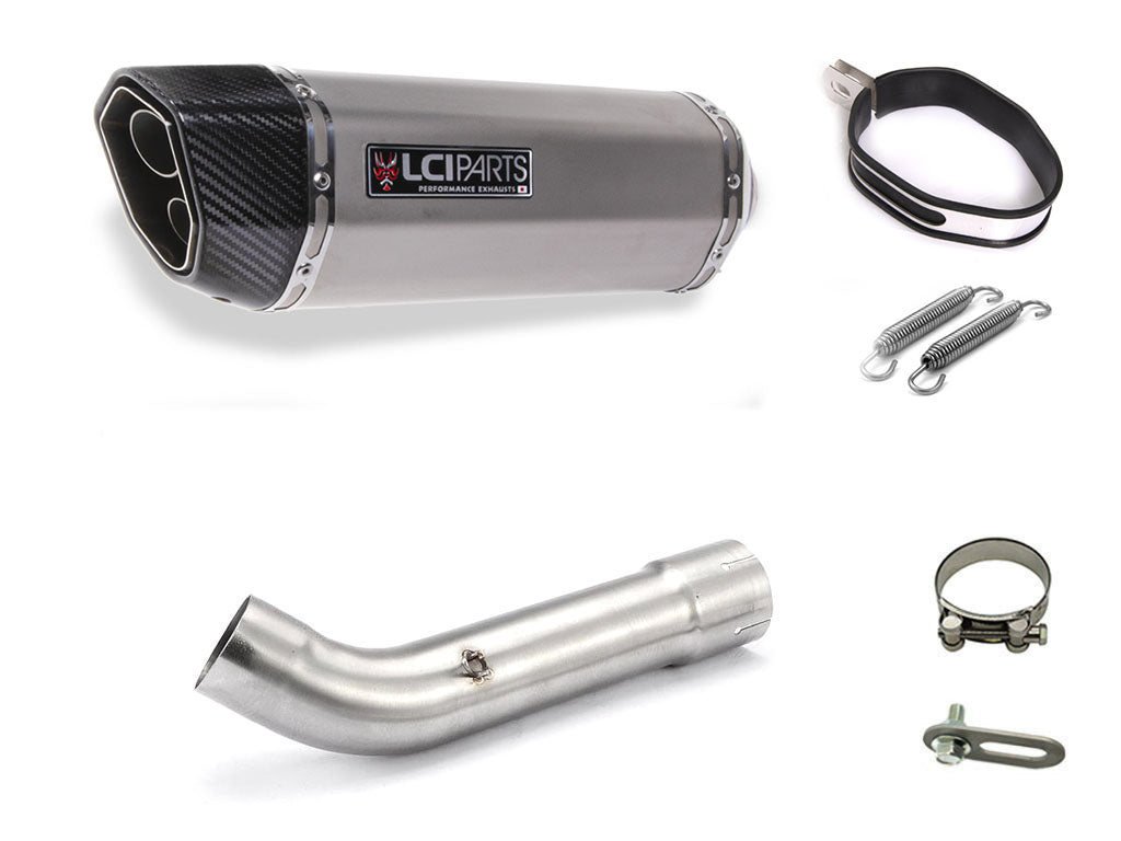ホンダ VFR800X 2014-2016 EBL-RC80 LCIPARTS ツインエンド ステンレス スリップオンマフラー