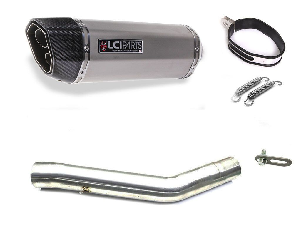 カワサキ Z800 2013-2016 LCIPARTS ツインエンド ステンレス スリップオンマフラー