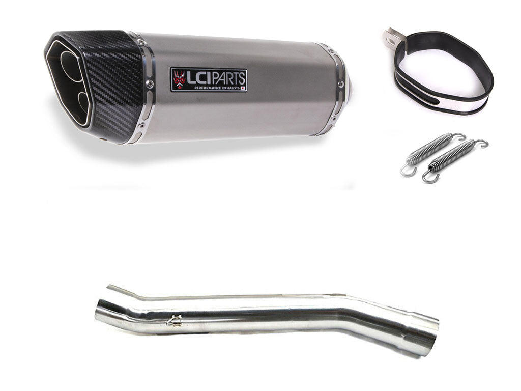 スズキ GS1200SS 2002- LCIPARTS ツインエンド ステンレス スリップオンマフラー