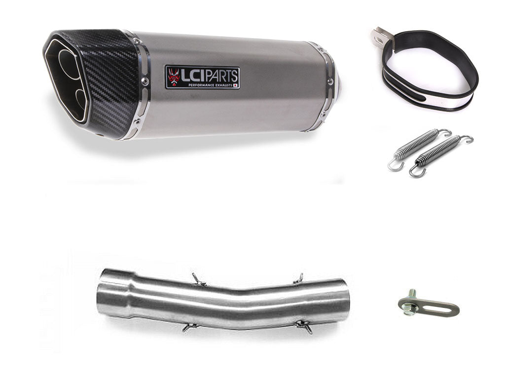 トライアンフ ストリートトリプル85 ストリートトリプルR 2013-2018 LCIPARTS ツインエンド ステンレス スリップオンマフラー