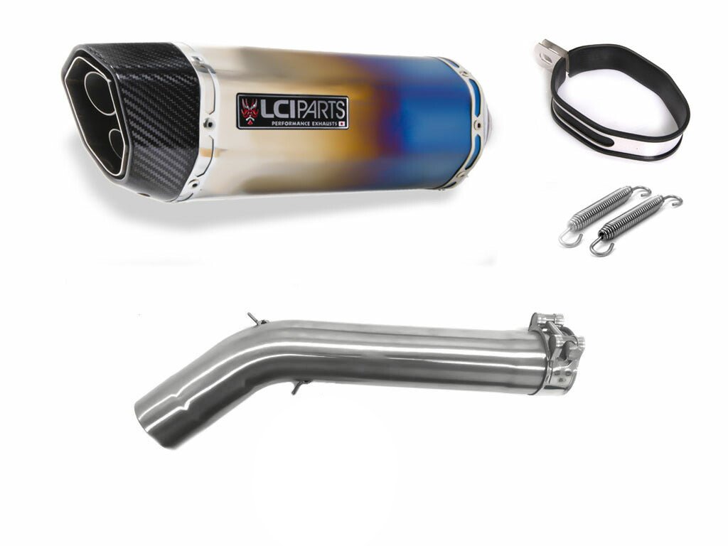 BMW F750GS F850GS 2019-2023 LCIPARTS ツインエンド チタン スリップオンマフラー