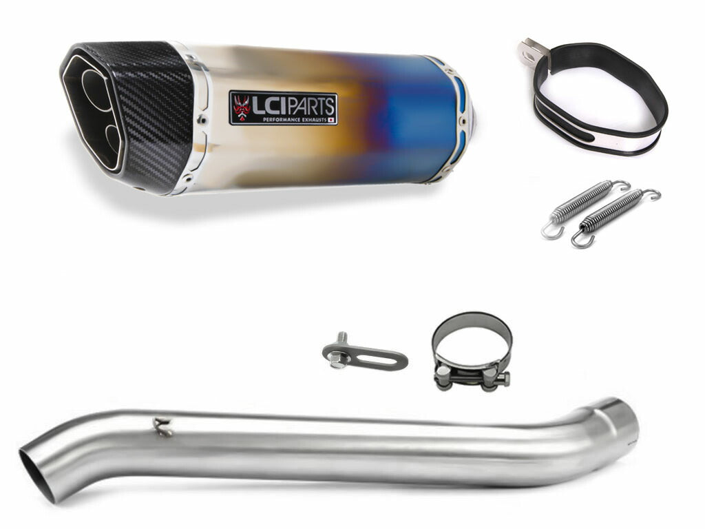 スズキ GSX-R1000 K9L1 2009-2011 4in1 LCIPARTS ツインエンド チタン スリップオンマフラー