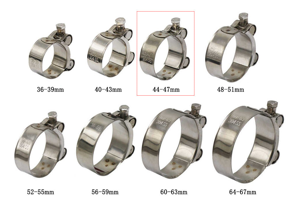 LCIPARTS パイプクランプ 44mm-47mm