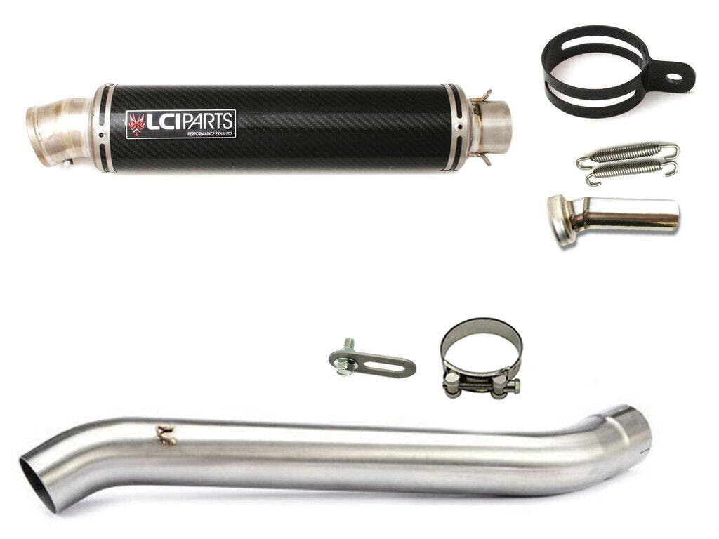 スズキ GSX-R1000 K9L1 2009-2011 4in1 LCIPARTS ラウンドチタンカーボンスリップオンマフラー