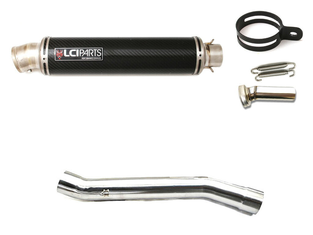 スズキ GSX 750/1200 イナズマ LCIPARTS ラウンドチタンカーボンスリップオンマフラー