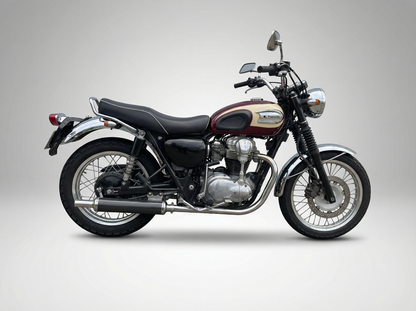 カワサキ W650 1999-2008 LCIPARTS カーボンクラシック フルエキゾースト