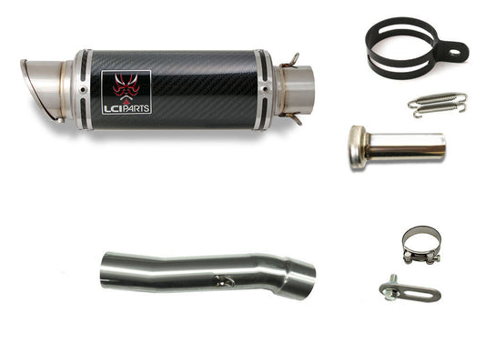 ホンダ ゼルビス XELVIS 1991-1997 MC25 LCIPARTS ショートカーボンスリップオンマフラー
