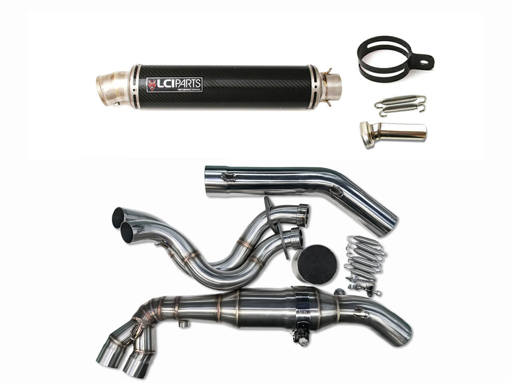 カワサキ Z650RS 2022-2023 LCIPARTS ラウンドチタンカーボンフルエキゾーストマフラー
