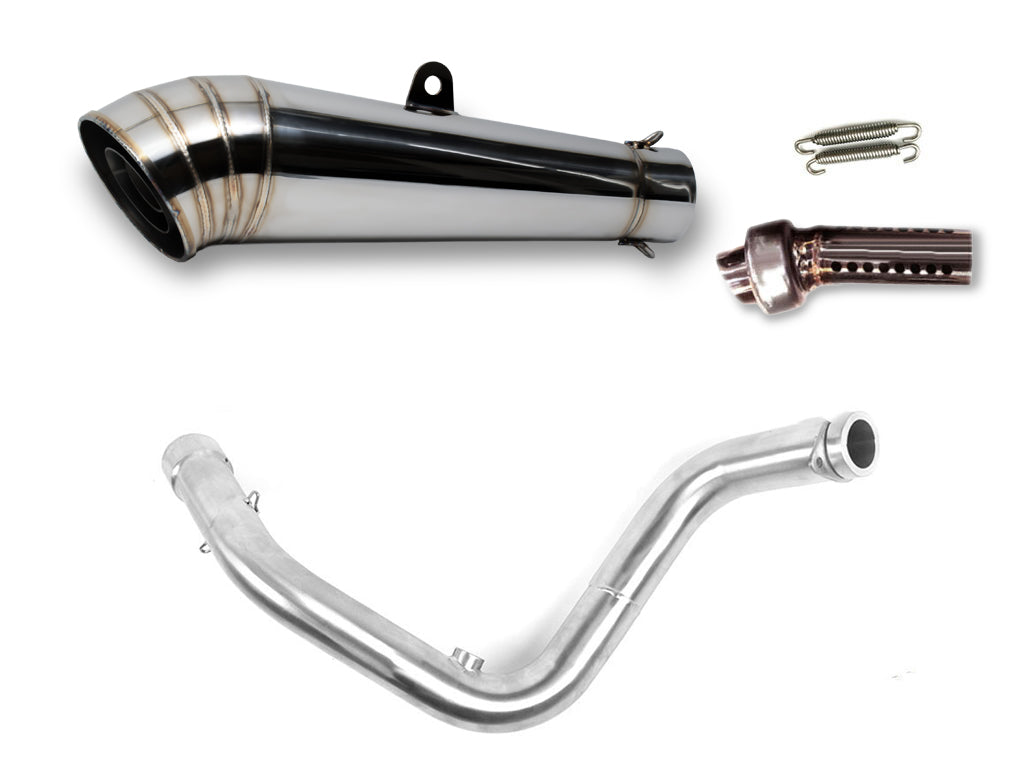 BMW G310R G310GS 2016-2025 LCIPARTS GPステンレスフルエキゾーストマフラー