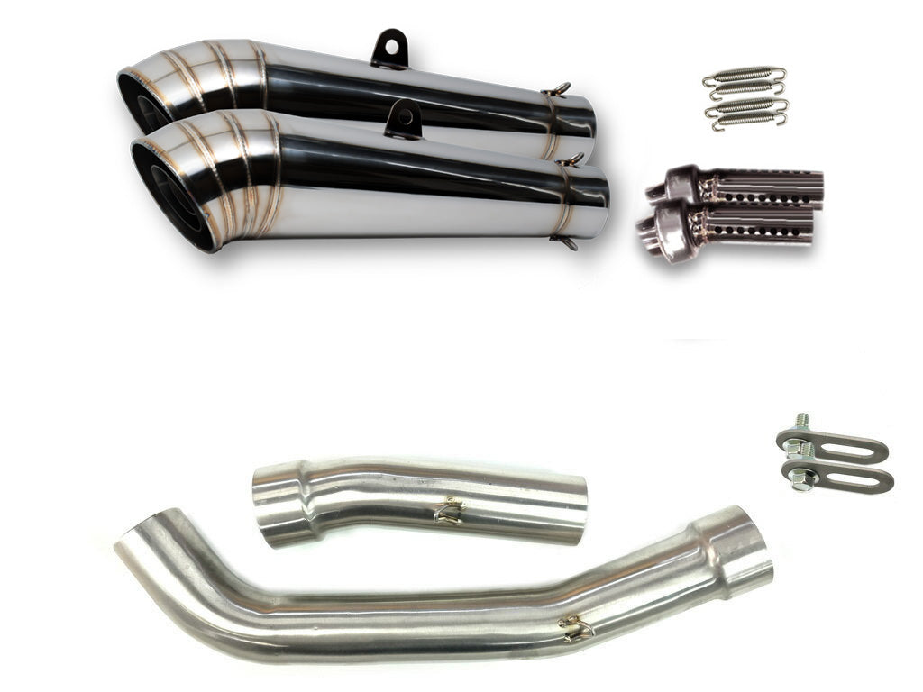 カワサキ Z1000 2007-2009 LCIPARTS GPステンレススリップオンマフラー