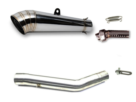 カワサキ Z750 2007-2012 LCIPARTS GPステンレススリップオンマフラー
