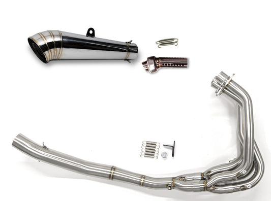 カワサキ ニンジャ ZX-4R SE / ZX-4RR 2024-2025 LCIPARTS GPステンレスフルエキゾーストマフラー