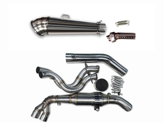 カワサキ Z650 NINJA650 2020-2022 LCIPARTS GPステンレスフルエキゾーストマフラー