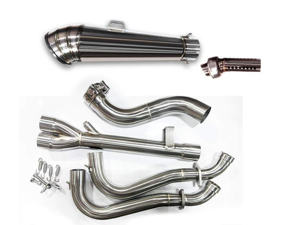 【予約販売 3月下旬から4月上旬頃出荷予定】 スズキ GSX-8S 2023-2025 GSX-8R 2024-2025 LCIPARTS GP チタンフルエキゾーストマフラー