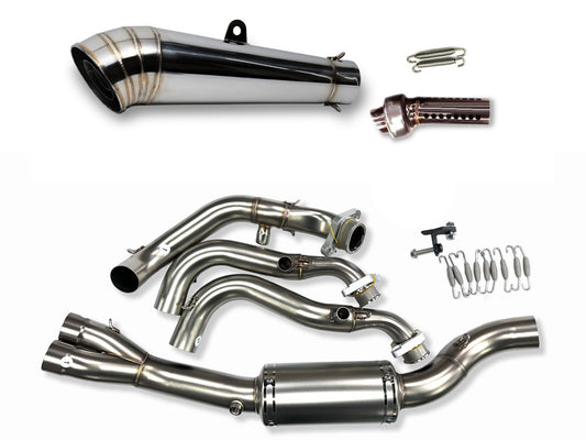 トライアンフ Daytona660 デイトナ660 2024-2025 LCIPARTS GPステンレスフルエキゾーストマフラー