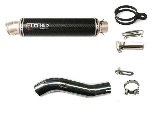 ホンダ CBR250R 2011-2013 LCIPARTS ラウンドチタンカーボンスリップオンマフラー