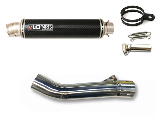 ホンダ CB1000F / CB1000F SE 2025-2026 LCIPARTS ラウンドチタンカーボンスリップオンマフラー