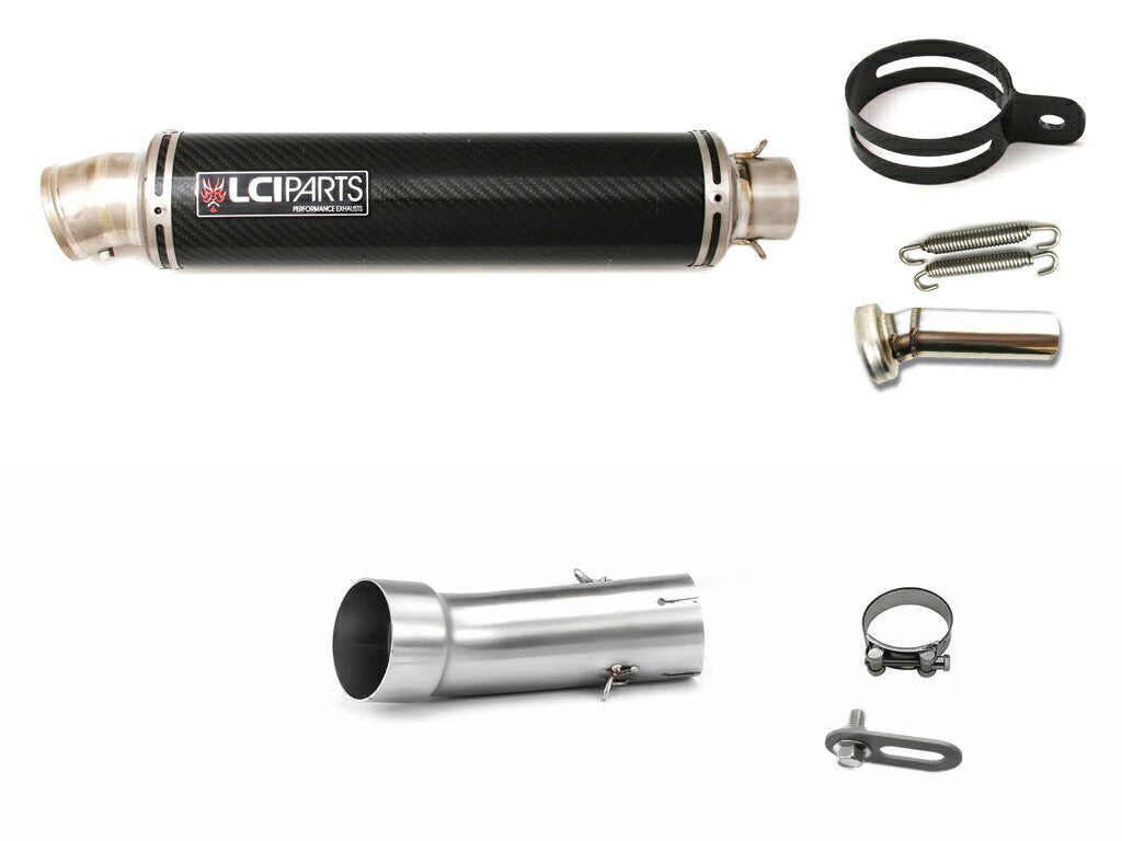 カワサキ Z500 2019-2024 LCIPARTS ラウンドチタンカーボンスリップオンマフラー