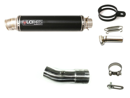 スズキ KATANA カタナ 2022-2025 《8BL-EK1AA》 LCIPARTS ラウンドチタンカーボン スリップオン マフラー