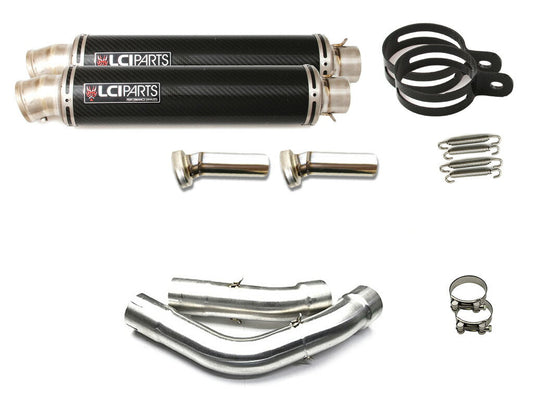 ヤマハ YZF-R1 2009-2014 LCIPARTS ラウンドチタンカーボンスリップオンマフラー