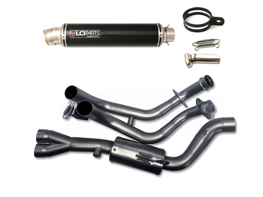 ヤマハ YZF-R7 2021-2025 LCIPARTS ラウンドチタンカーボンフルエキゾーストマフラー