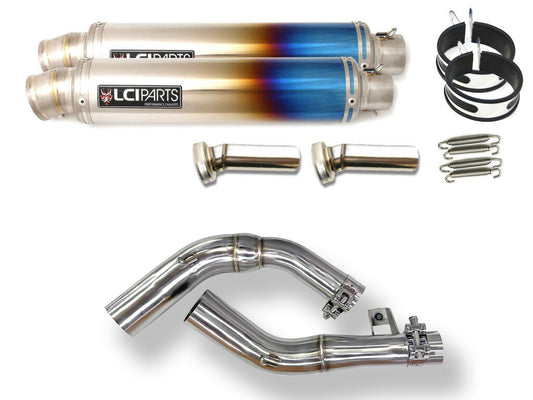 ホンダ CBF1000 2006-2010 LCIPARTS ラウンドフルチタンスリップオンマフラー