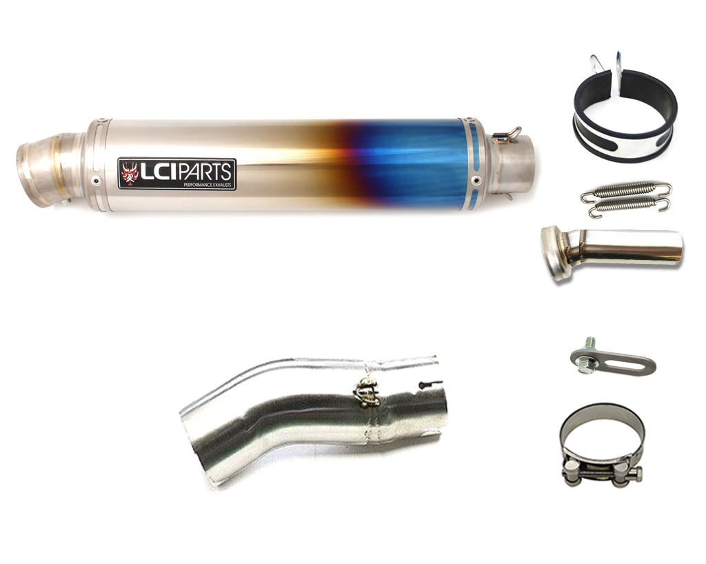 カワサキ Z H2 / Z H2 SE 2020-2025 LCIPARTS ラウンドフルチタンスリップオンマフラー