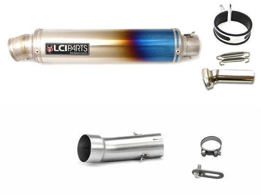 カワサキ Z500 2019-2024 LCIPARTS ラウンドフルチタンスリップオンマフラー