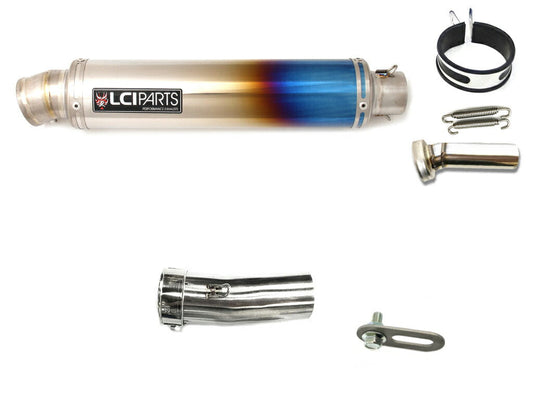 モトグッツィ グリーソ８Ｖ GRISO LCIPARTS ラウンドフルチタンスリップオンマフラー