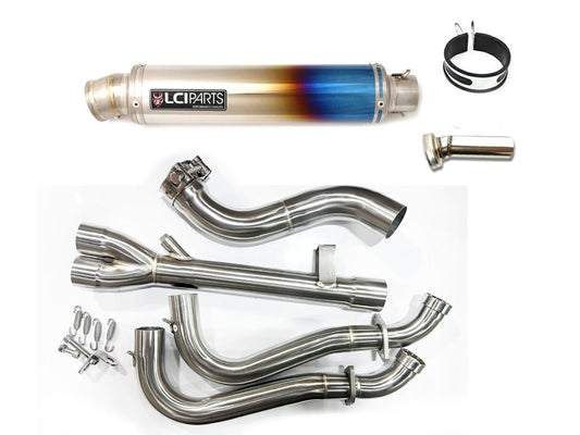 スズキ GSX-8R 2024-2026 LCIPARTS ラウンドチタンフルエキゾーストマフラー